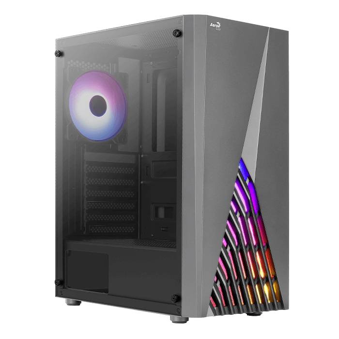 AeroCool Delta Midi-Tower PC-Gehäuse Schwarz