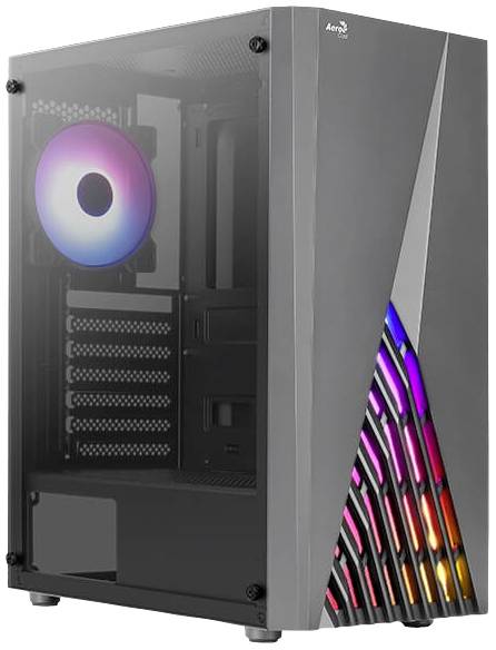 AeroCool Delta Midi-Tower PC-Gehäuse Schwarz