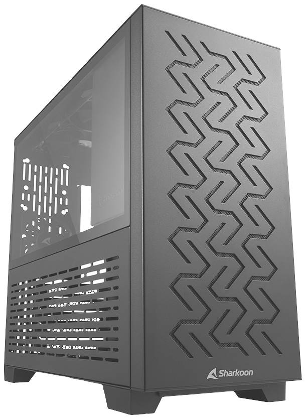 Sharkoon MS-Z1000 Micro-Tower PC-Gehäuse Schwarz