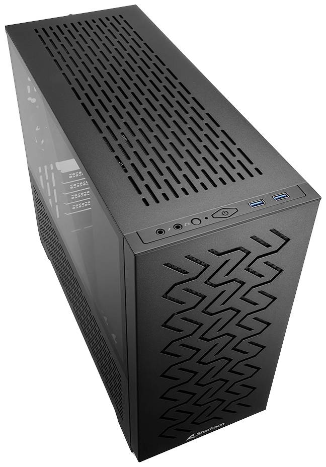 Sharkoon MS-Z1000 Micro-Tower PC-Gehäuse Schwarz