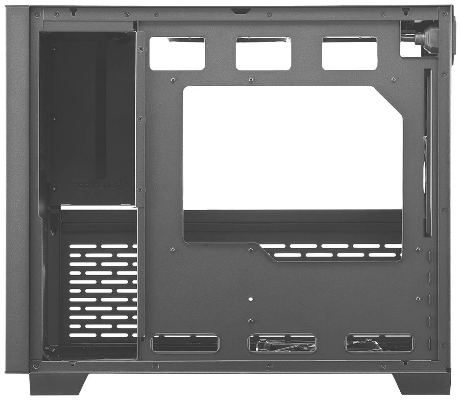 Sharkoon MS-Z1000 Micro-Tower PC-Gehäuse Schwarz