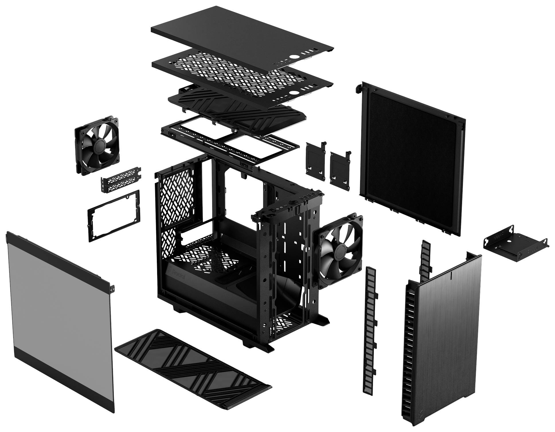 Fractal Design Define 7 Nano PC-Gehäuse Schwarz