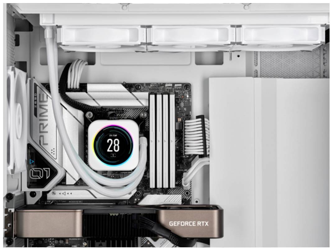 Corsair AF140 ELITE PC-Gehäuse-Lüfter Weiß