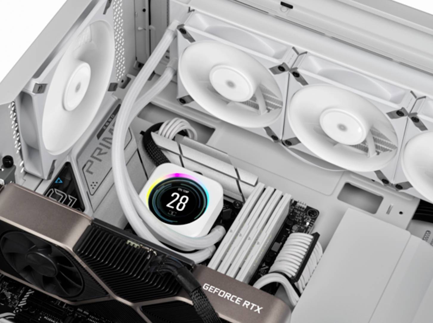 Corsair AF140 ELITE PC-Gehäuse-Lüfter Weiß