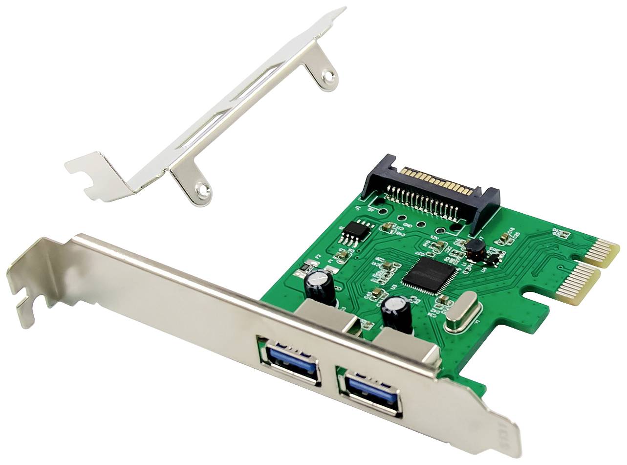 Conceptronic EMRICK 2-Port USB 3.2 Gen 2 PCI-Express-Karte PCI-Express Karte PCIe