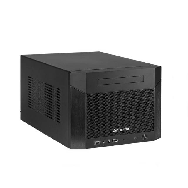 Chieftec CN-01B-OP HTPC PC-Gehäuse Schwarz