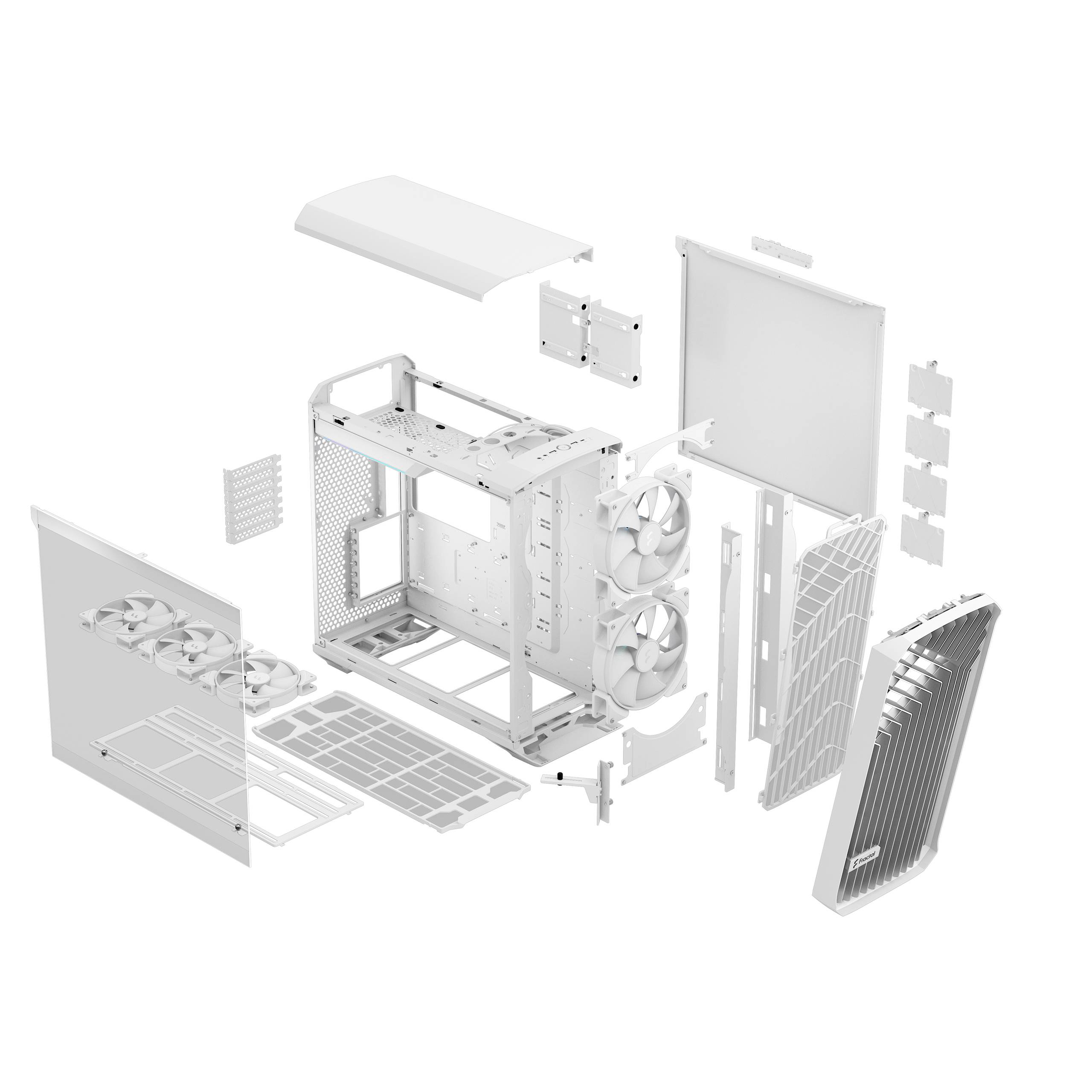 Fractal Design Torrent PC-Gehäuse Weiß