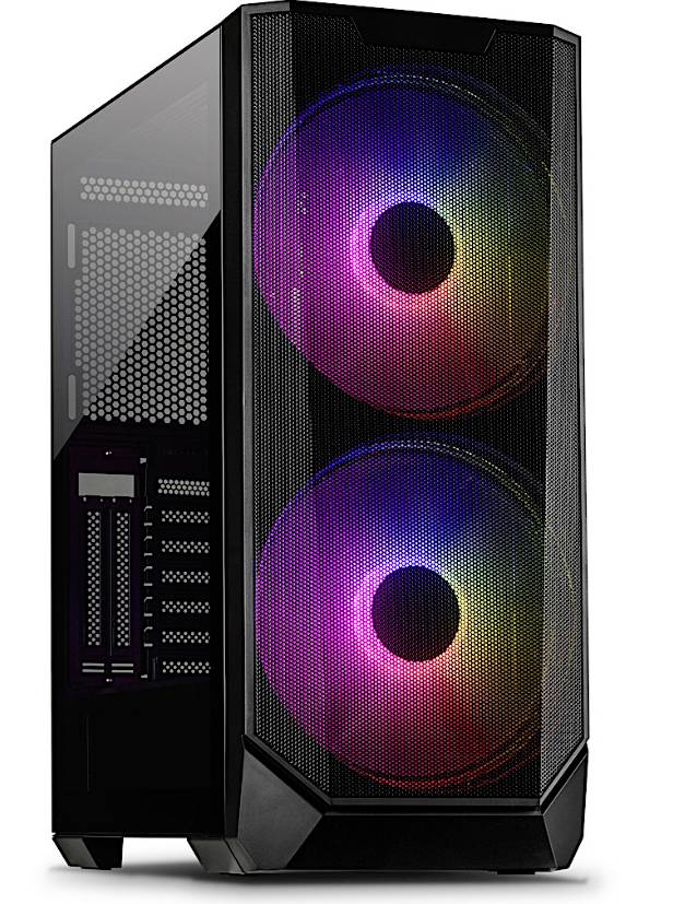 Inter-Tech IT-3503 Airstream Tower PC-Gehäuse Schwarz