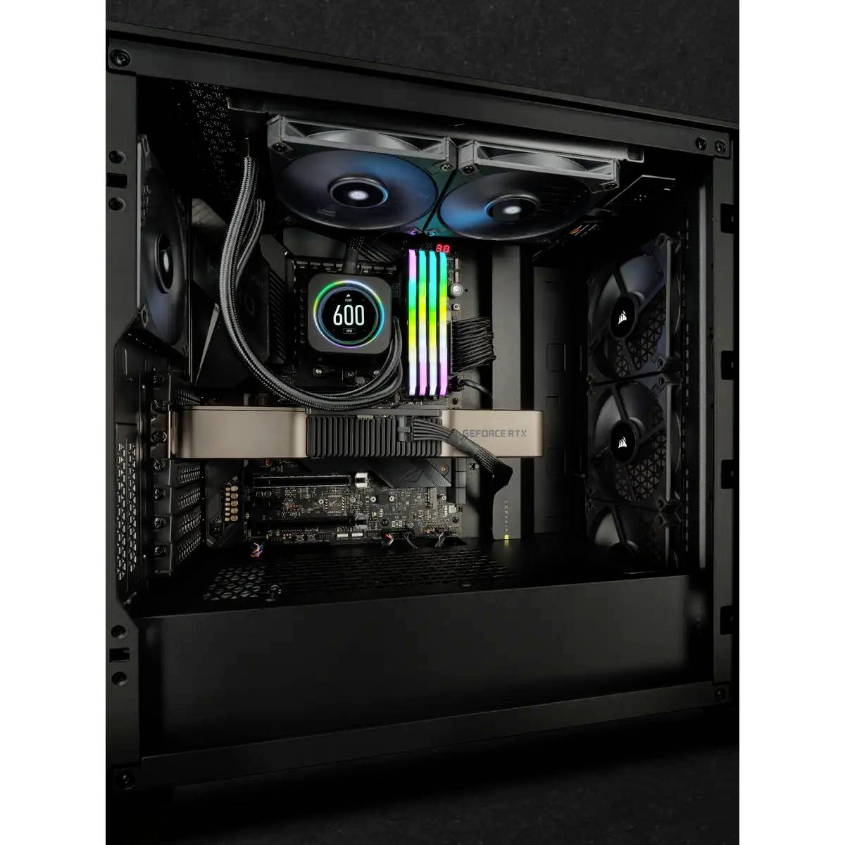 Corsair AF120 SLIM PC-Gehäuse-Lüfter Schwarz