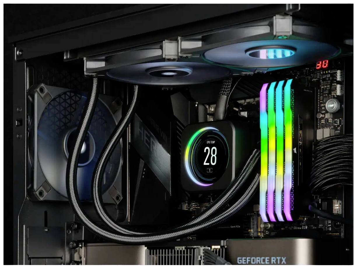 Corsair AF120 SLIM PC-Gehäuse-Lüfter Schwarz