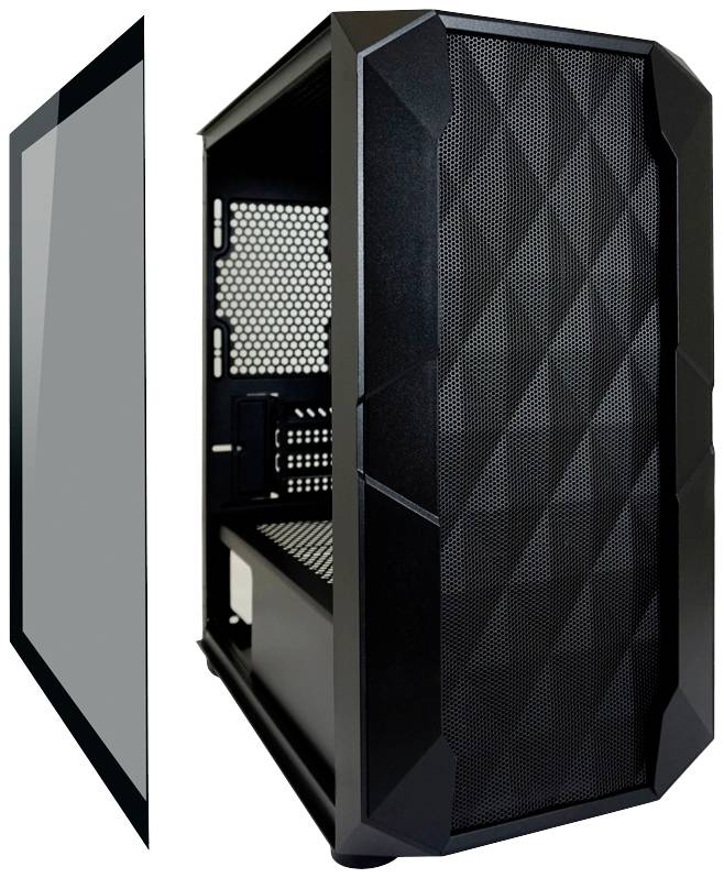 LC Power Gaming 712MB Micro-Tower PC-Gehäuse Schwarz