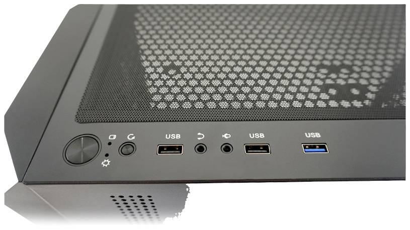 LC Power Gaming 712MB Micro-Tower PC-Gehäuse Schwarz