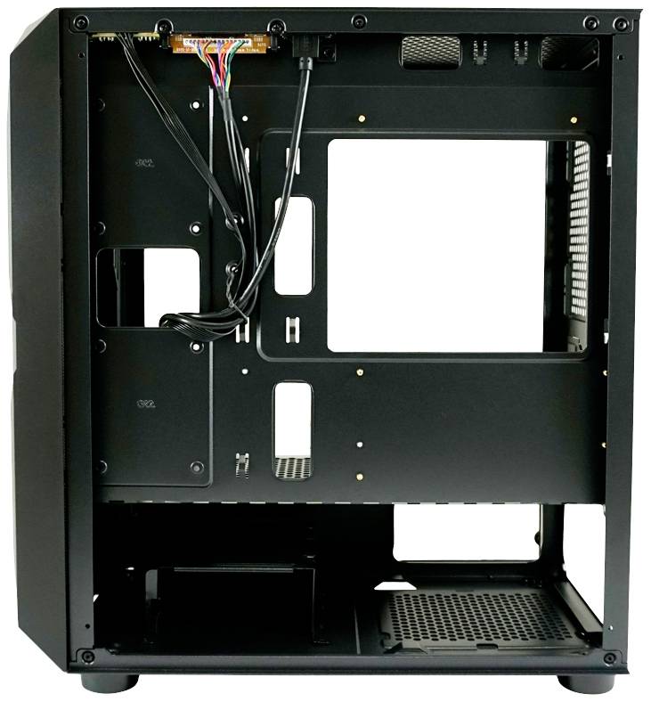 LC Power Gaming 712MB Micro-Tower PC-Gehäuse Schwarz