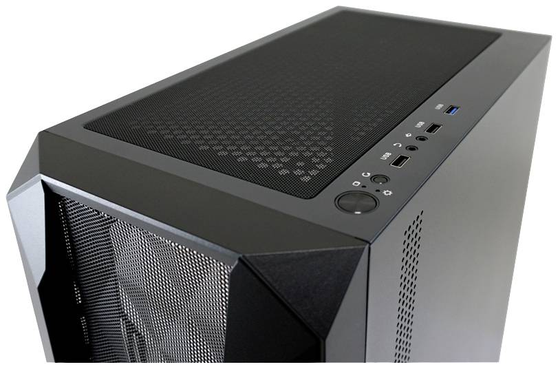LC Power Gaming 712MB Micro-Tower PC-Gehäuse Schwarz