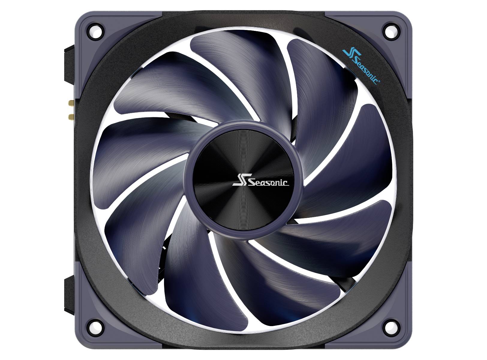 Seasonic MagFlow 1-Fan Kit PC-Gehäuse-Lüfter Schwarz (B x H x T) 124.2 x 120.4 x 26.6mm
