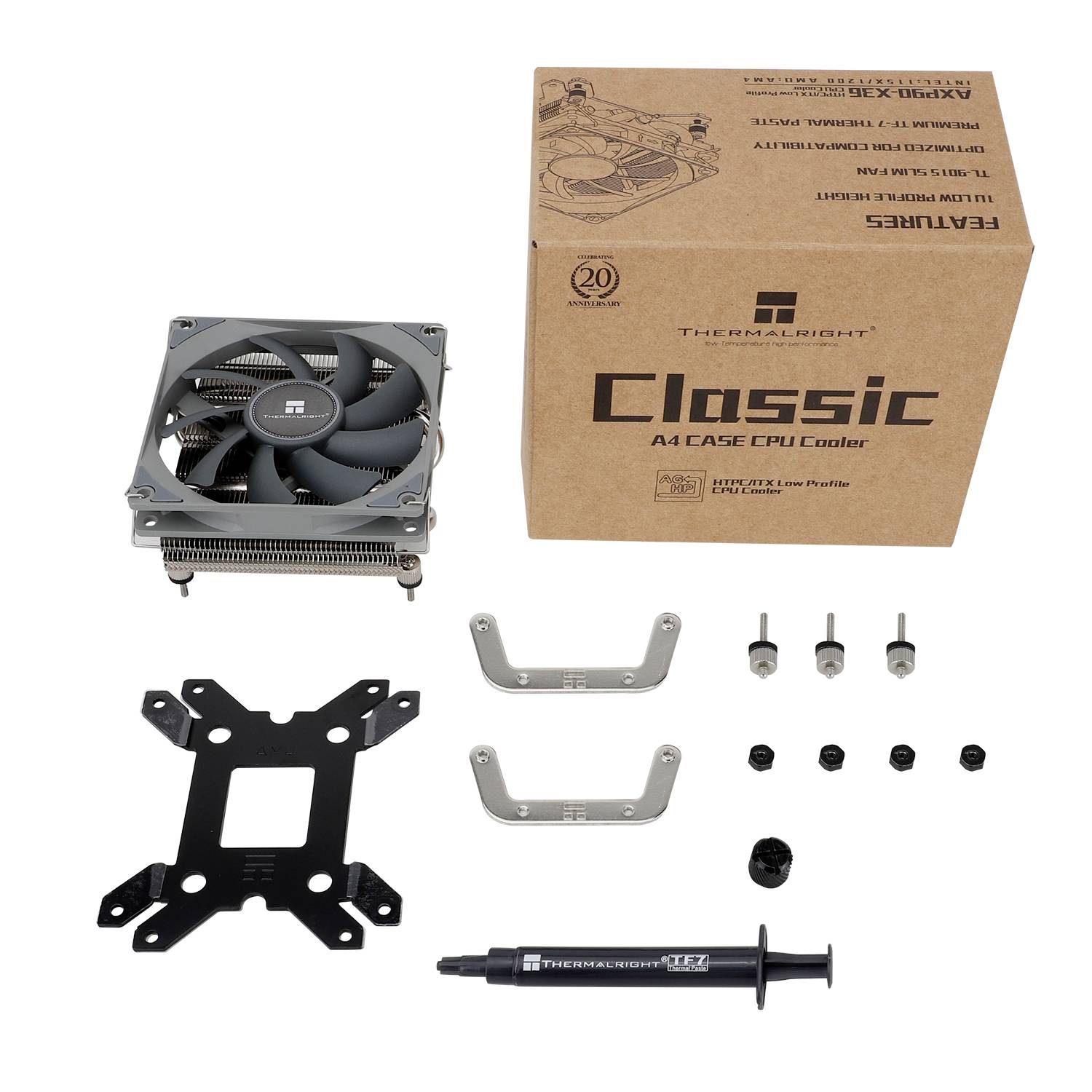 Thermalright AXP90-X36 CPU-Kühler mit Lüfter