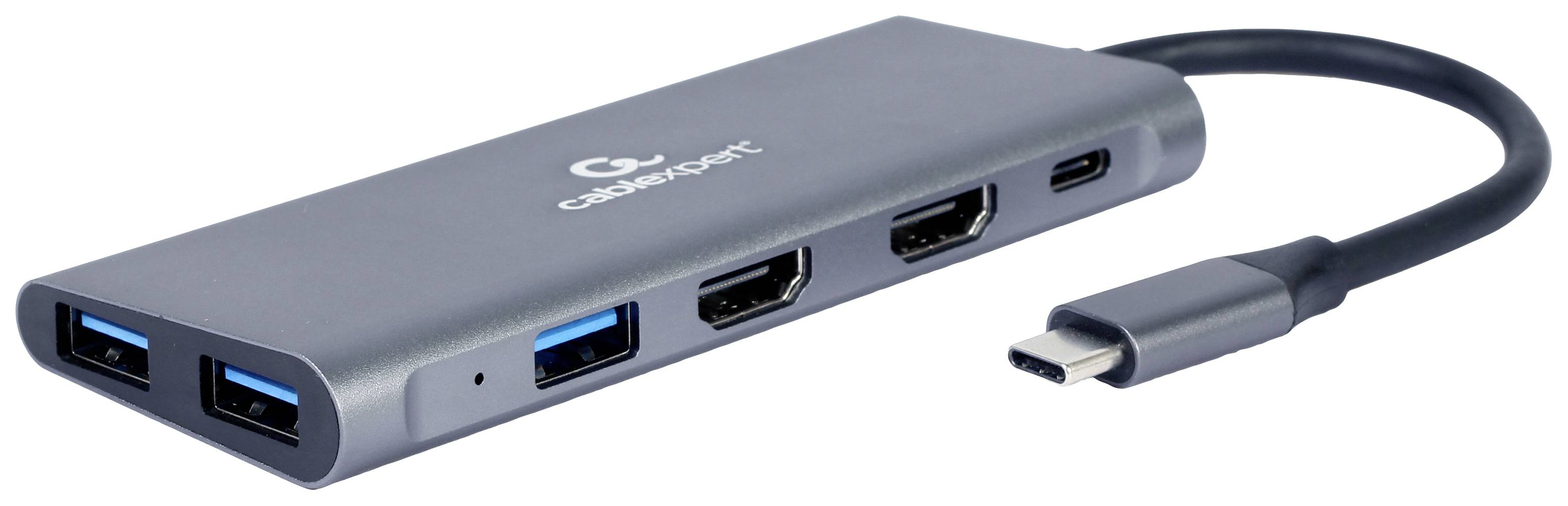 Gembird A-CM-COMBO3-01 USB-C® (USB 3.2 Gen 2) Multiport Hub