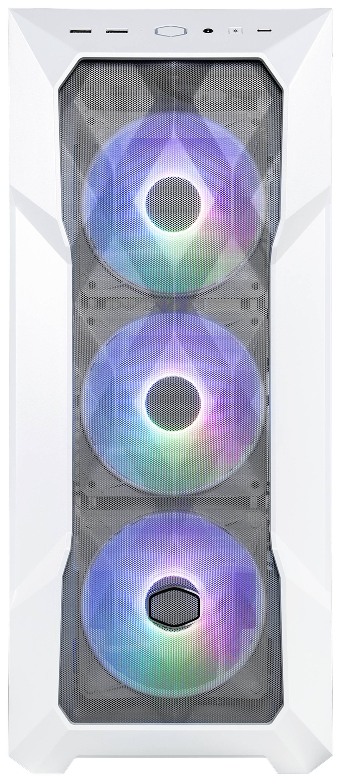 Cooler Master MasterBox TD500 Mesh V2 Midi-Tower PC-Gehäuse Weiß
