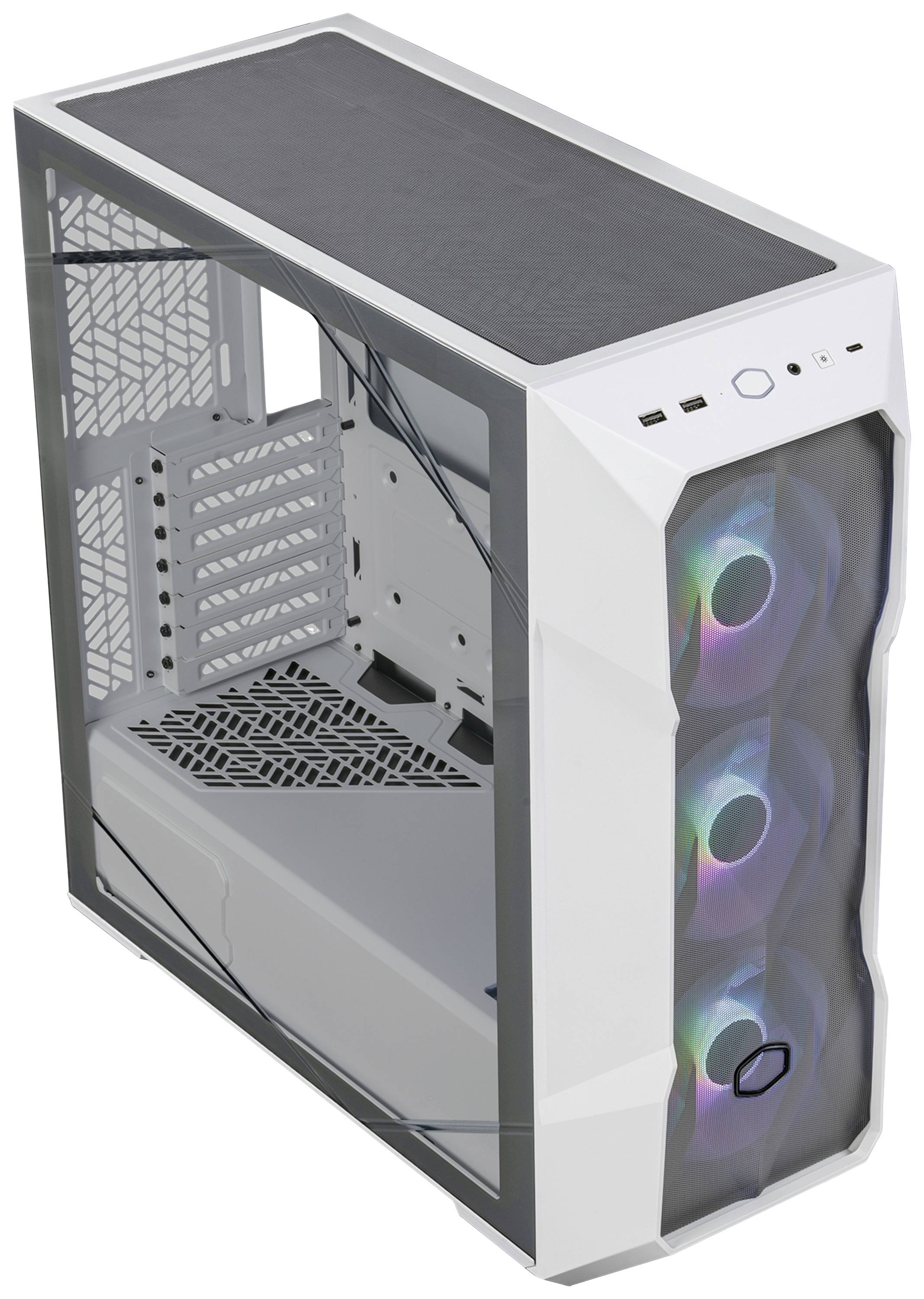 Cooler Master MasterBox TD500 Mesh V2 Midi-Tower PC-Gehäuse Weiß