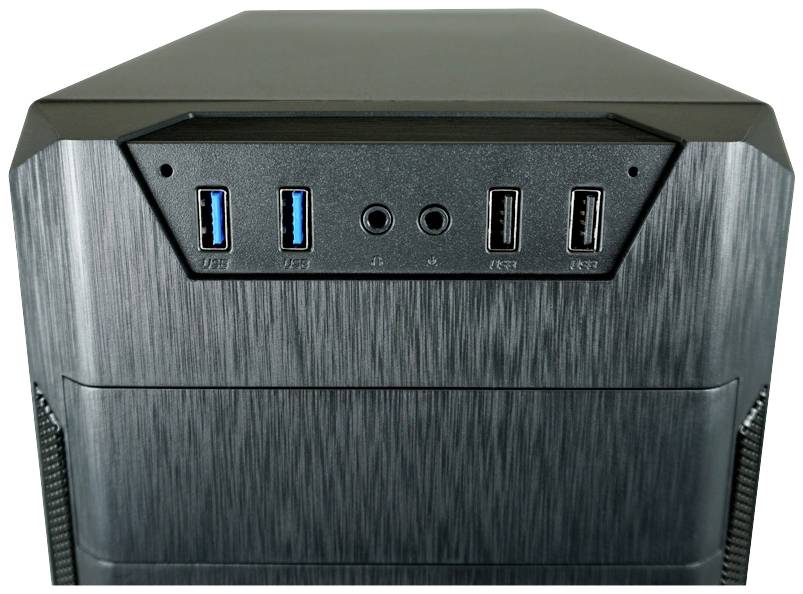 LC Power 7040B Midi-Tower PC-Gehäuse Schwarz