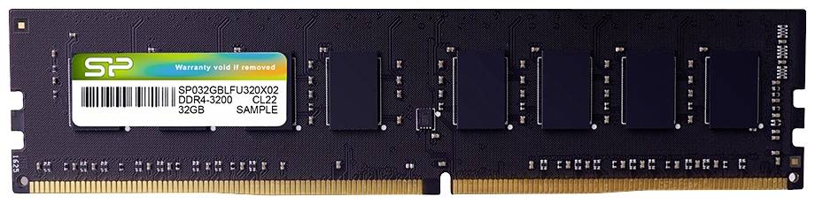 Silicon Power SP008GBLFU320X02 Server-Arbeitsspeicher DDR4 8GB 1 x 8GB 3200MHz 288pin DIMM SP008GBLFU320X02
