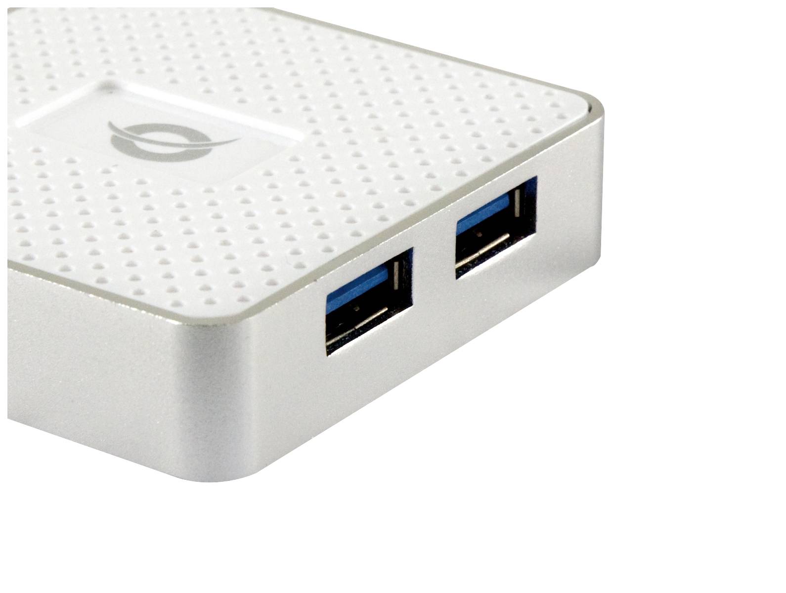 Conceptronic HUBBIES03W 4 Port USB 3.2 Gen 1-Hub (USB 3.0) Weiß