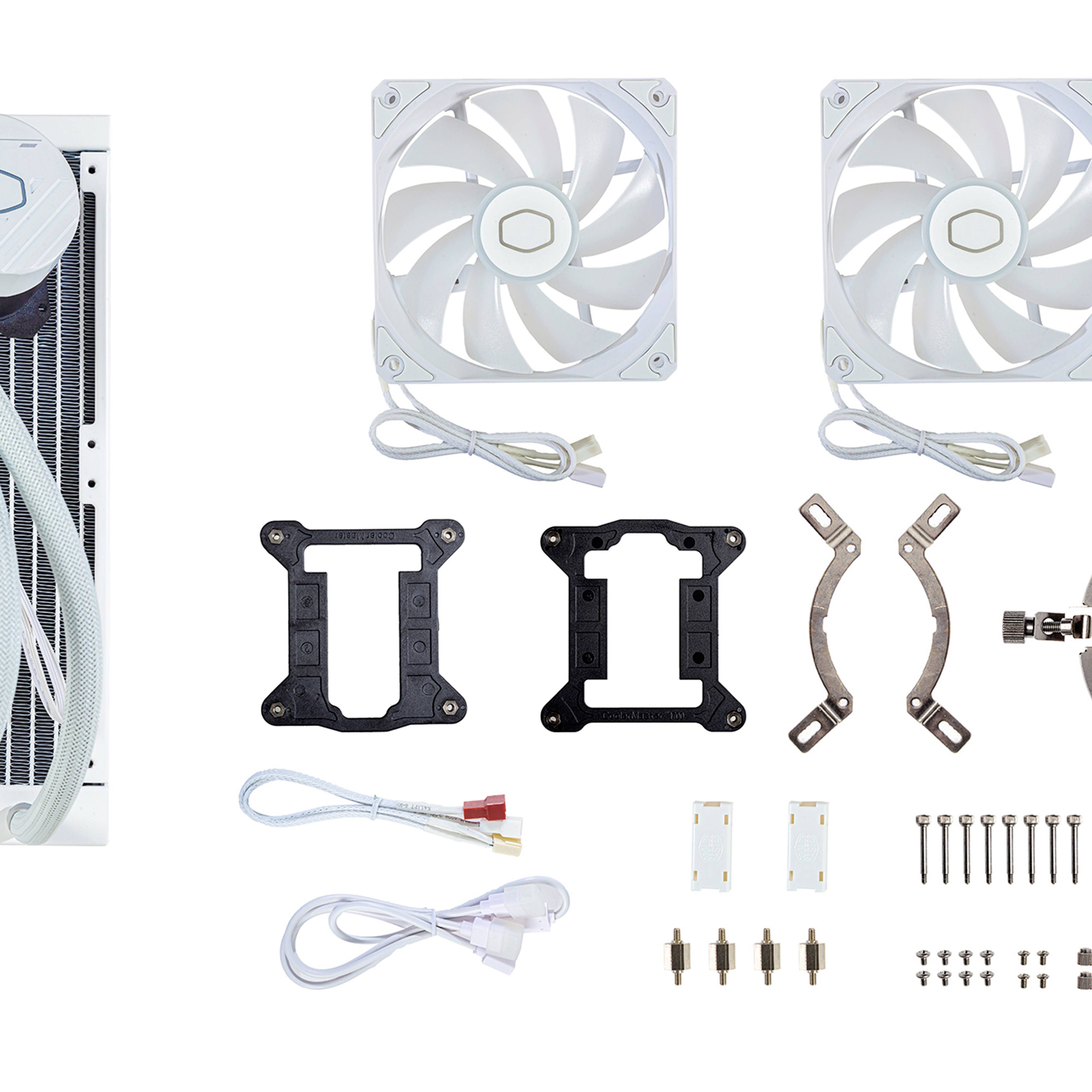 Cooler Master MasterLiquid 240L Core ARGB White Wasserkühlung-Kit