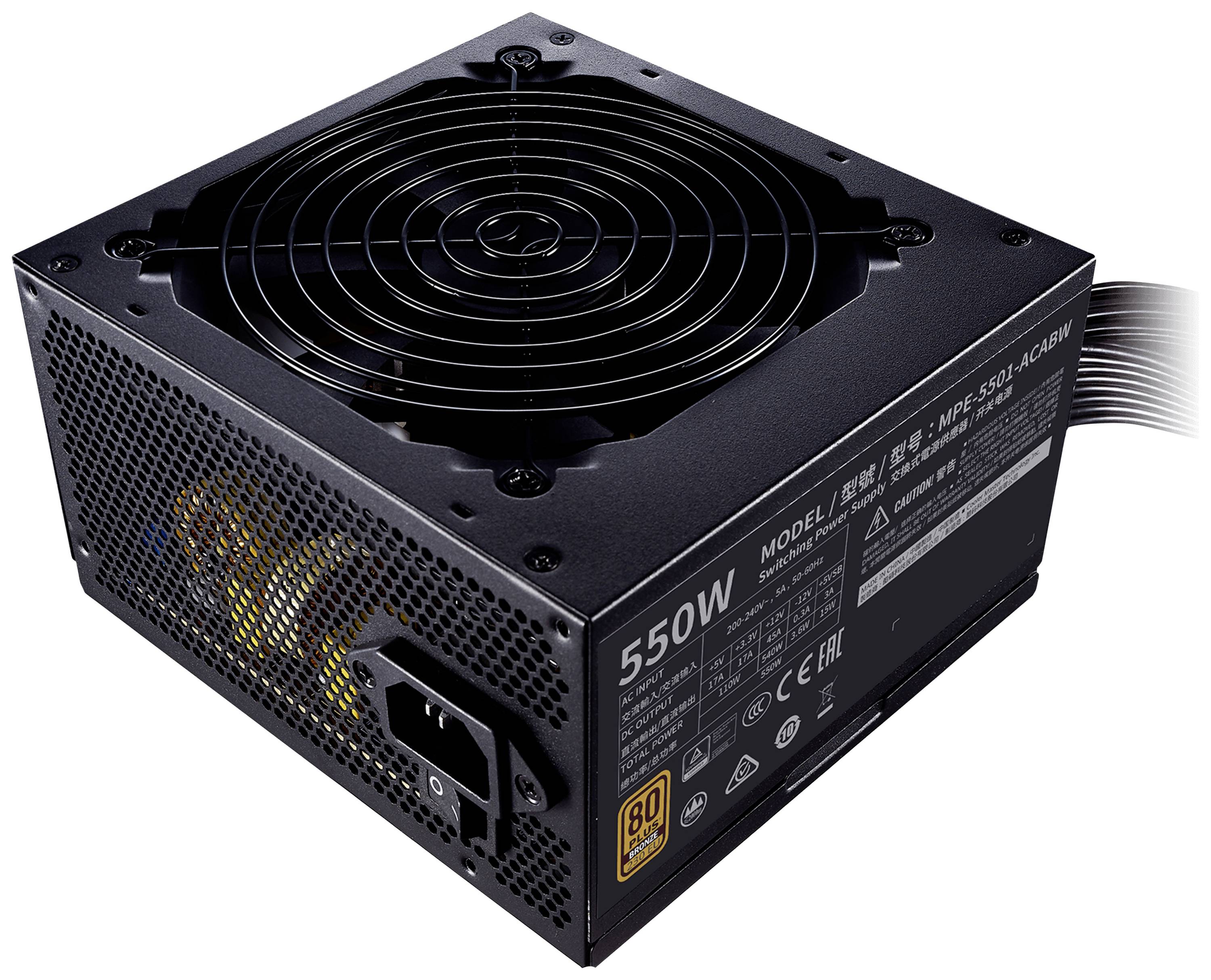 Cooler Master MWE 550 Bronze 230V V2 PC Netzteil 550 W 80PLUS® Silver