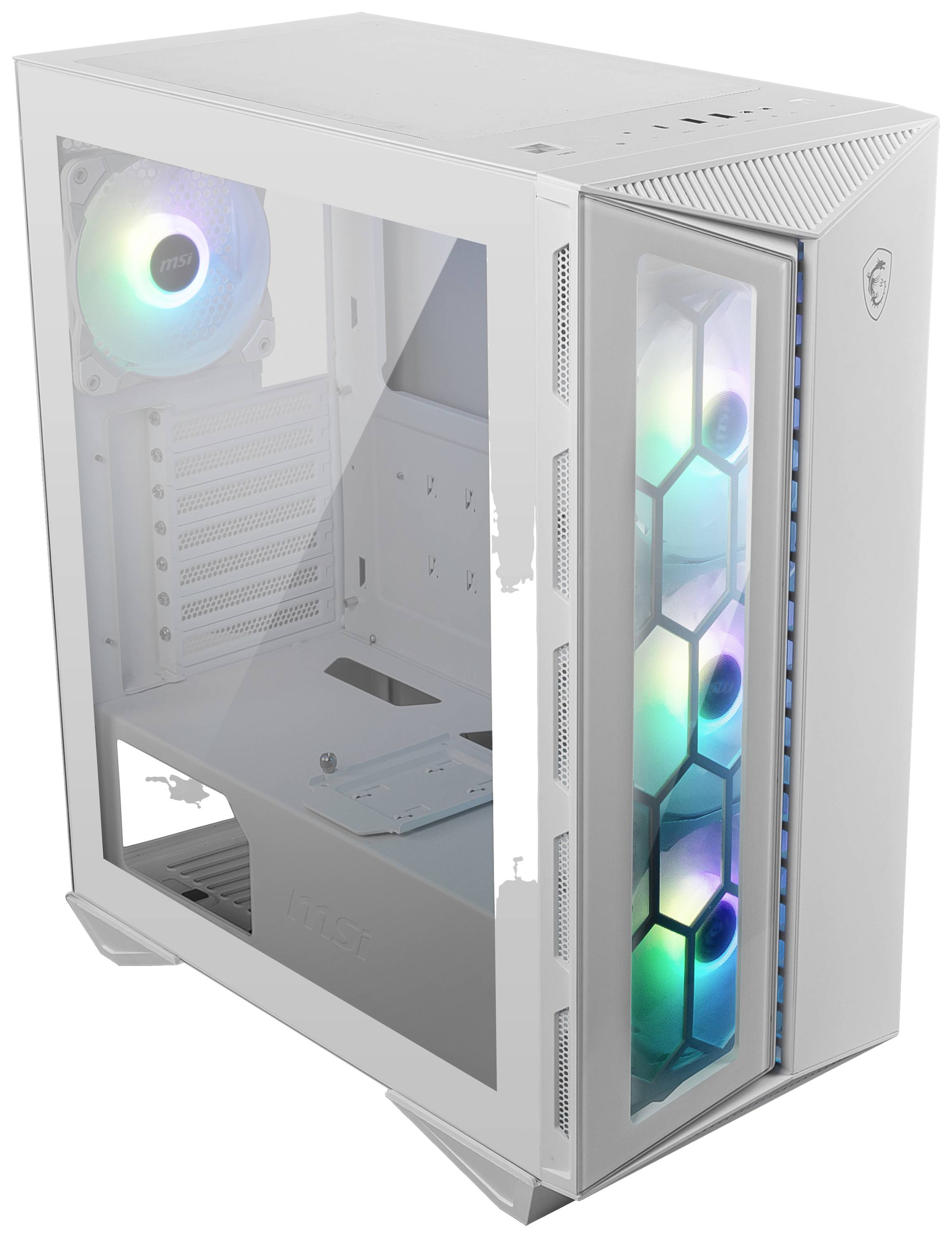 MSI CAS MPG GUNGNIR 110R WHITE Midi-Tower PC-Gehäuse Weiß