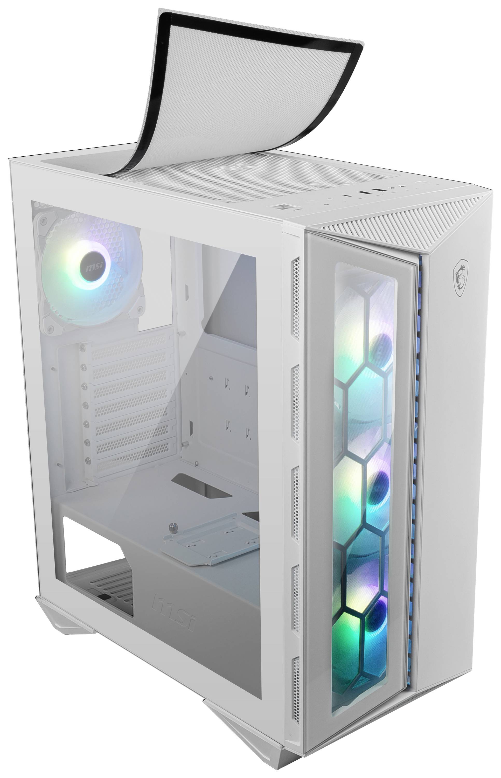 MSI CAS MPG GUNGNIR 110R WHITE Midi-Tower PC-Gehäuse Weiß