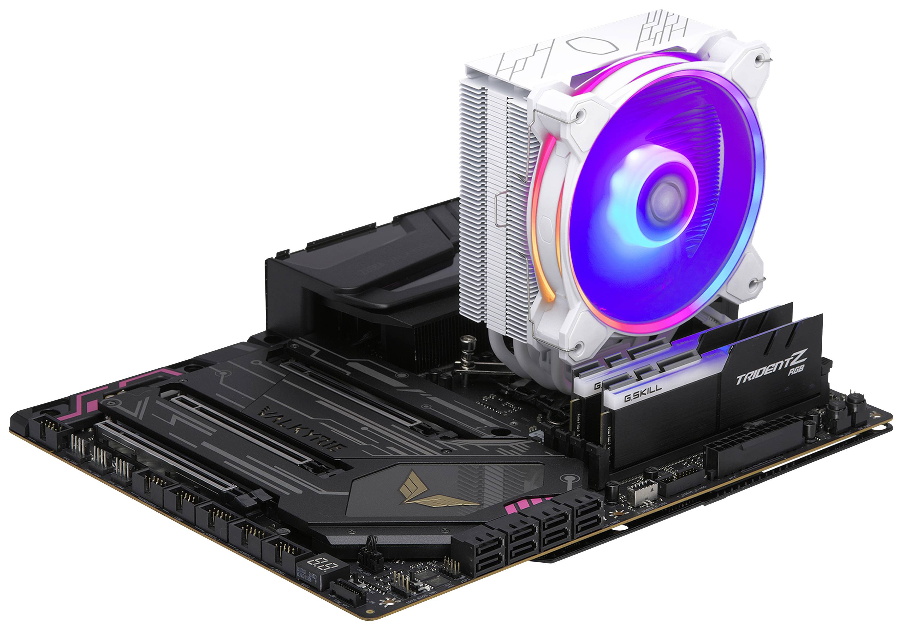 Cooler Master Hyper 212 Halo White CPU-Kühler mit Lüfter