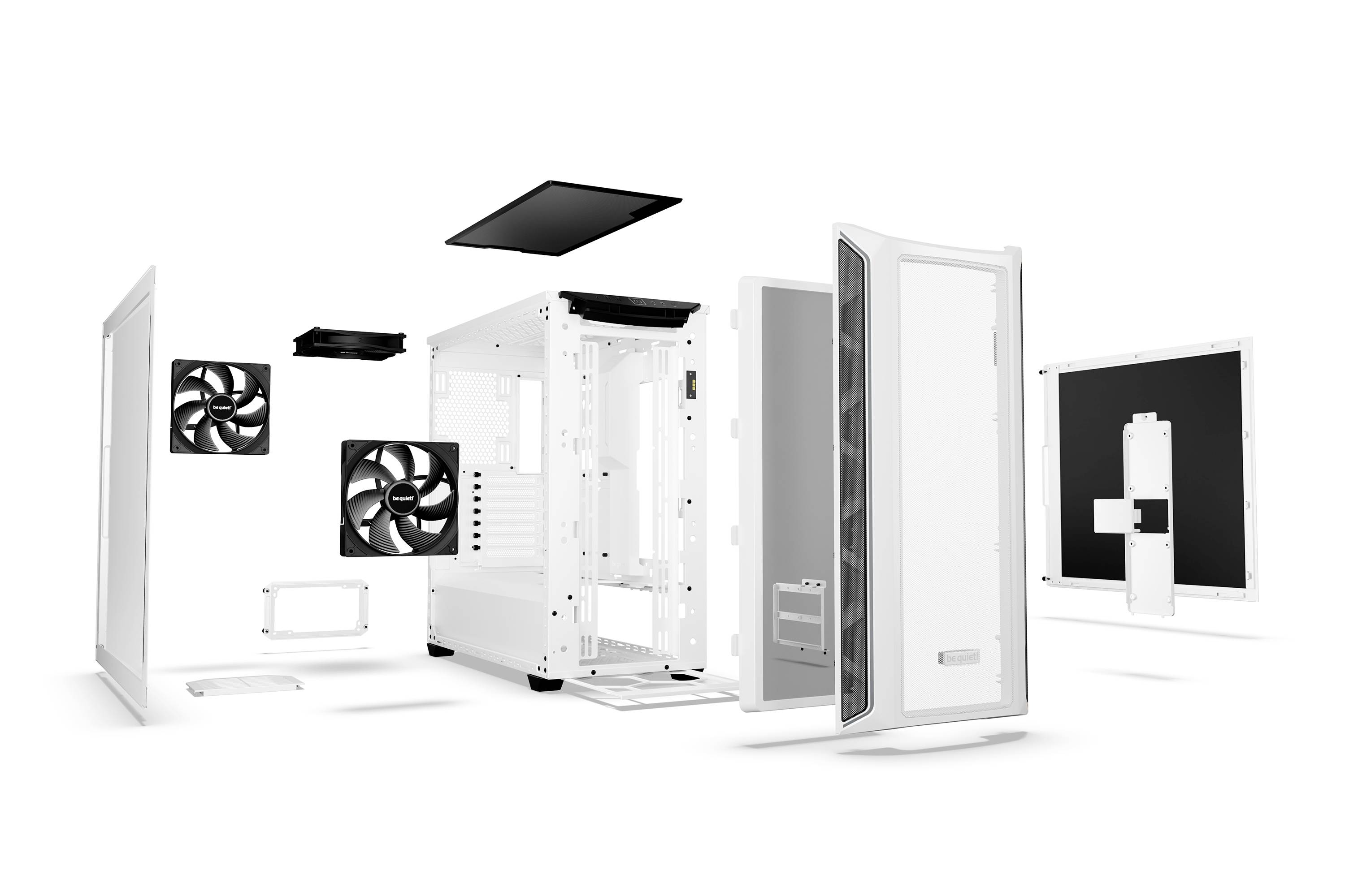 BeQuiet Shadow Base 800 DX White Midi-Tower PC-Gehäuse Weiß