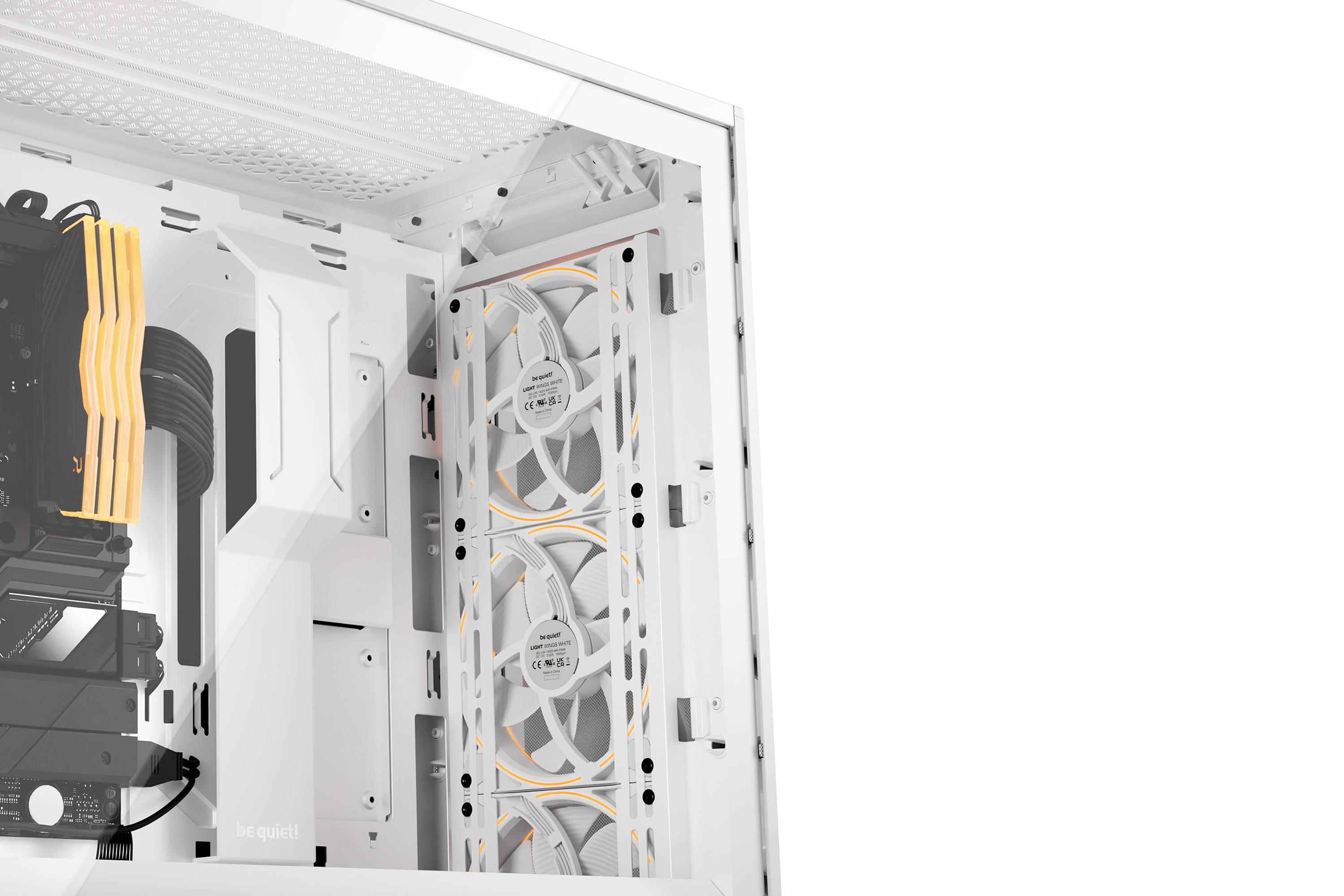 BeQuiet Shadow Base 800 FX White Midi-Tower PC-Gehäuse Weiß