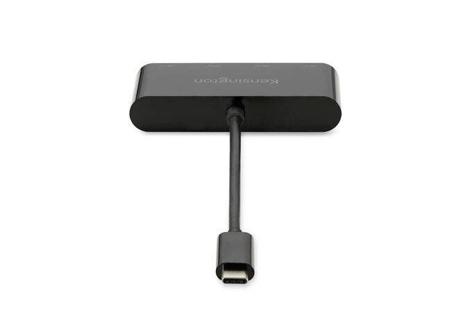 Koaxialsteckerkabel mit quadratischem schwarzen Adapter; Markenlogo auf Adapter sichtbar.