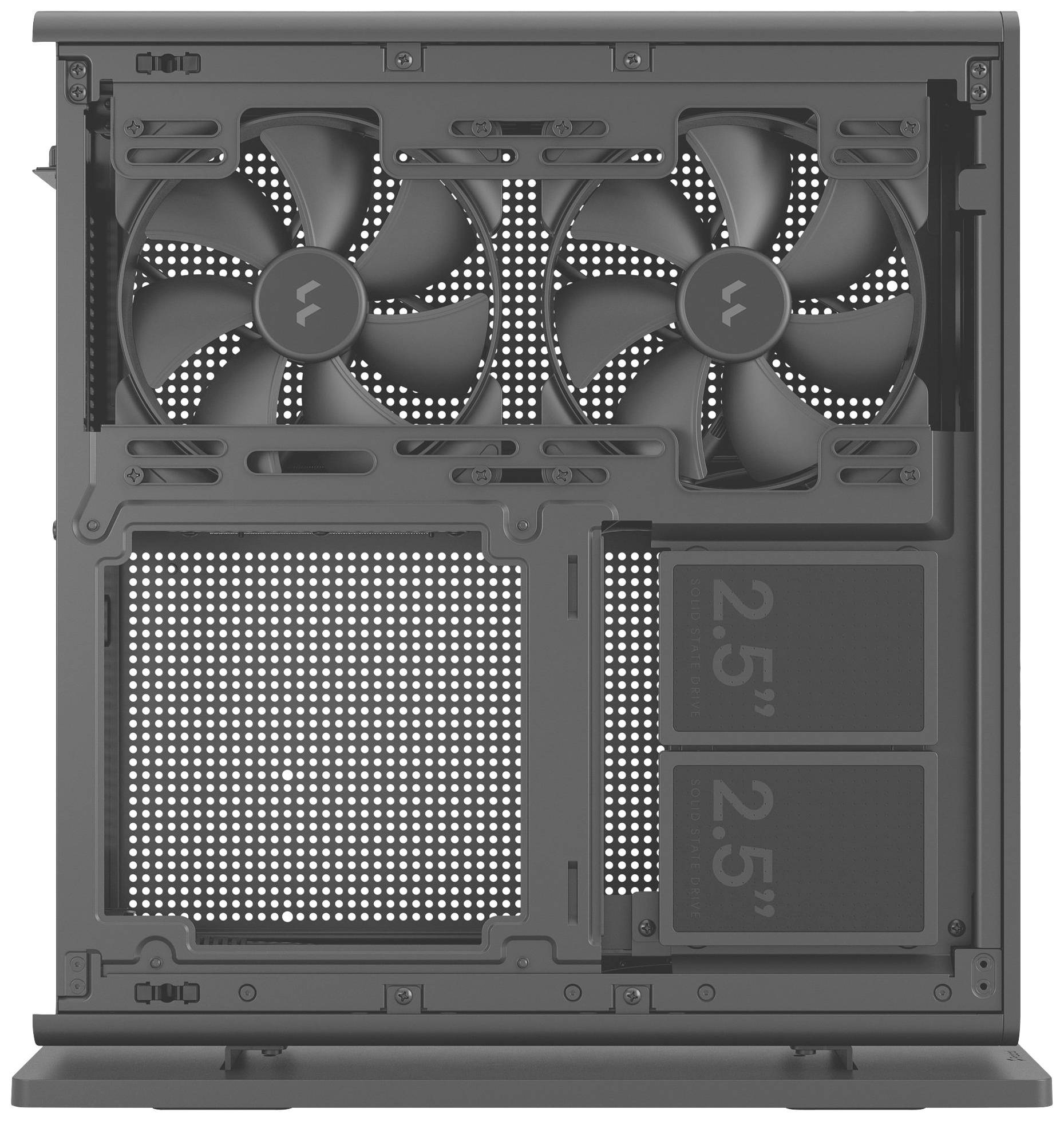 Fractal Design Ridge Mini-Tower PC-Gehäuse Schwarz