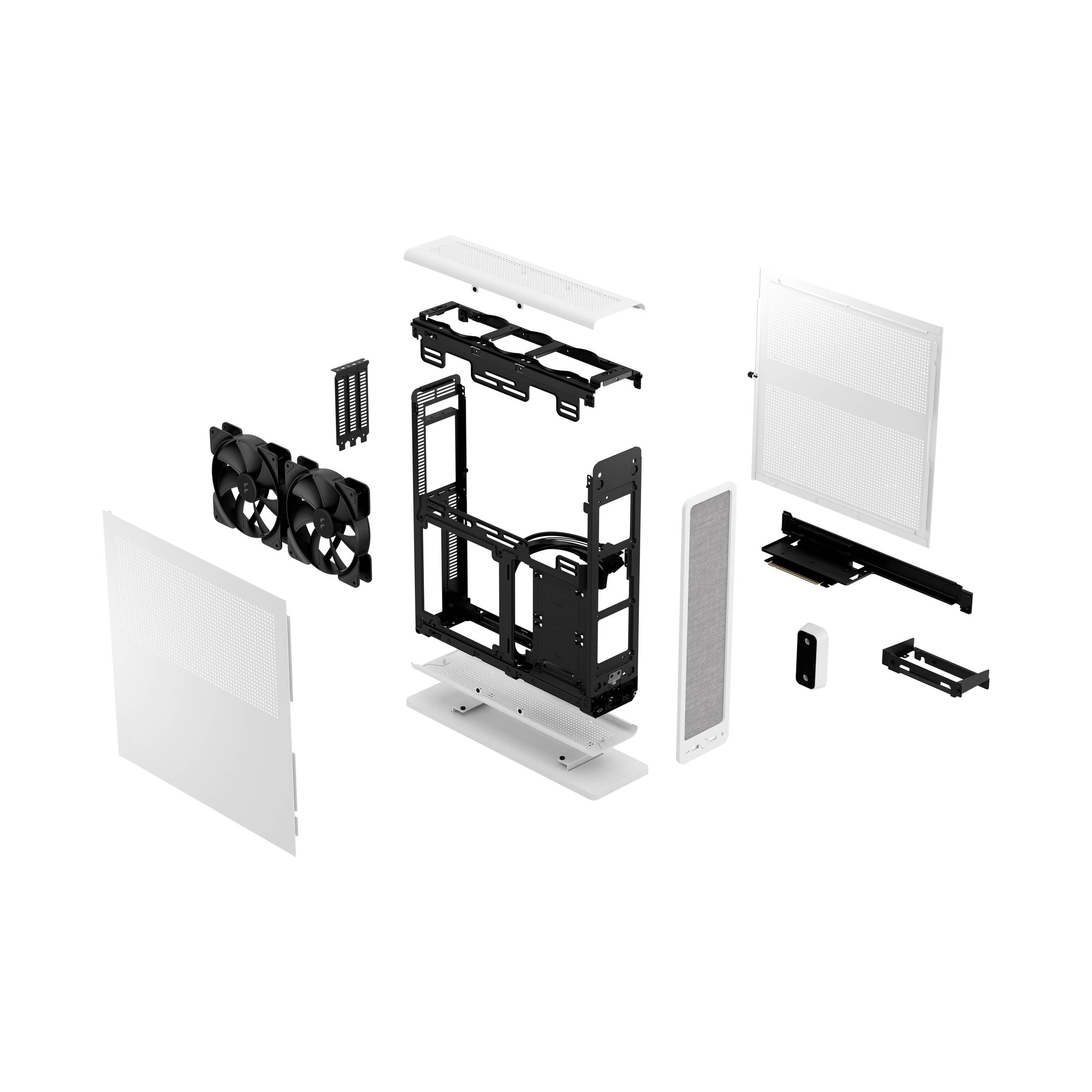 Fractal Design Ridge Mini-Tower PC-Gehäuse Weiß