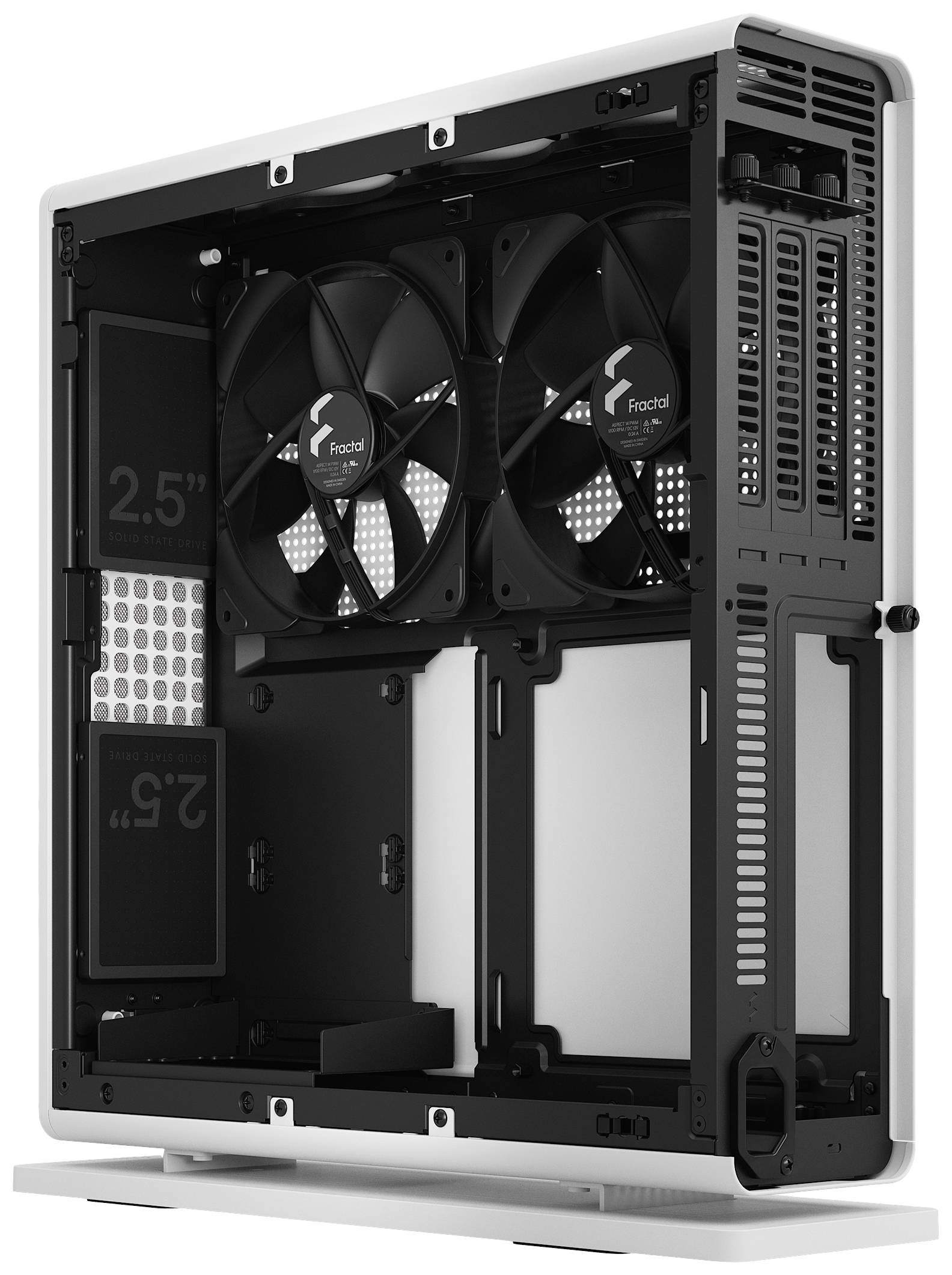 Fractal Design Ridge Mini-Tower PC-Gehäuse Weiß