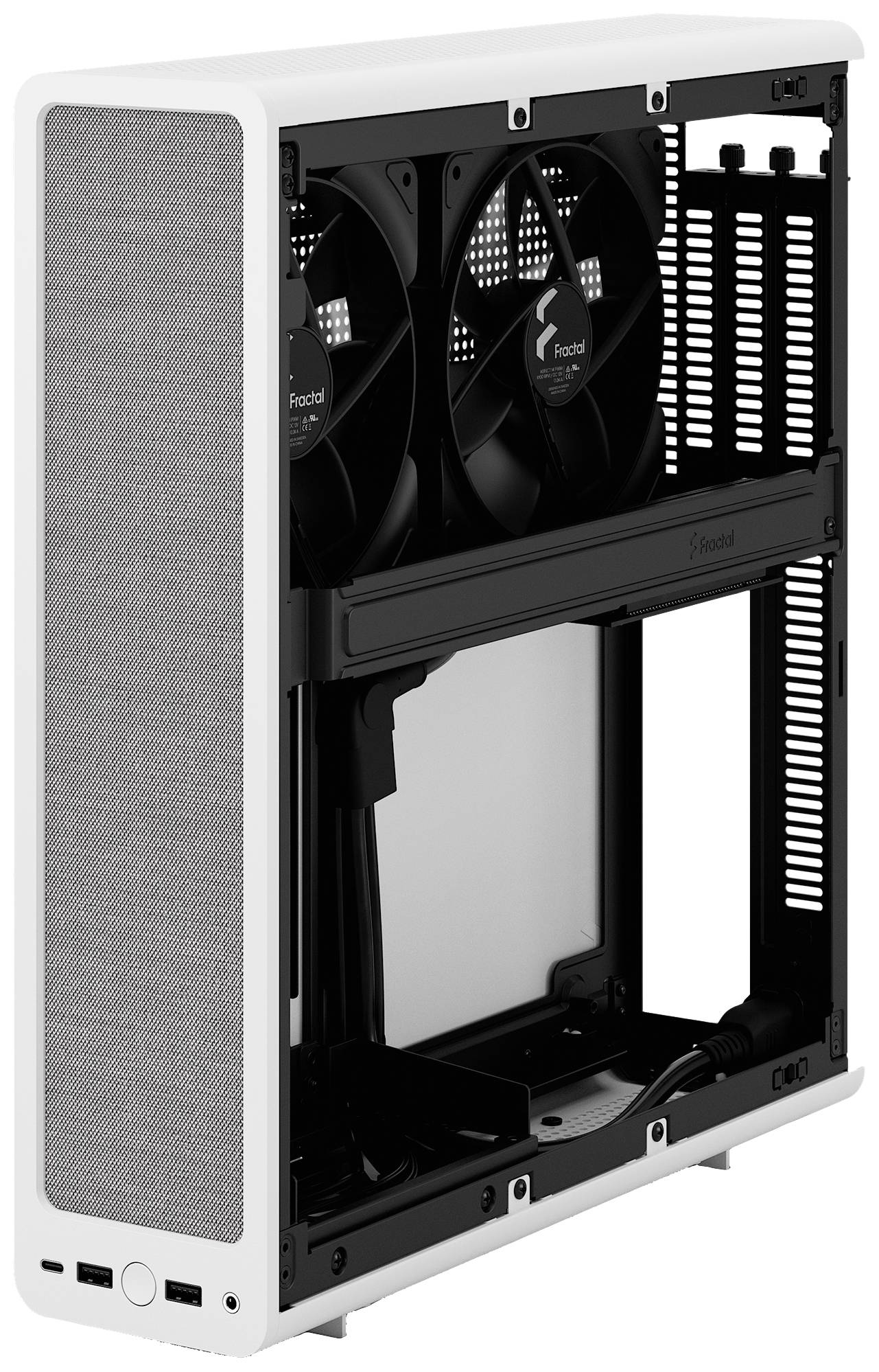 Fractal Design Ridge Mini-Tower PC-Gehäuse Weiß