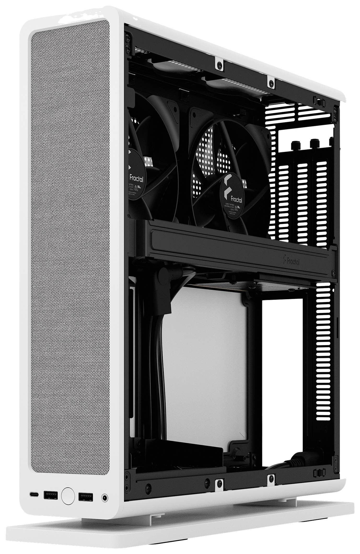 Fractal Design Ridge Mini-Tower PC-Gehäuse Weiß