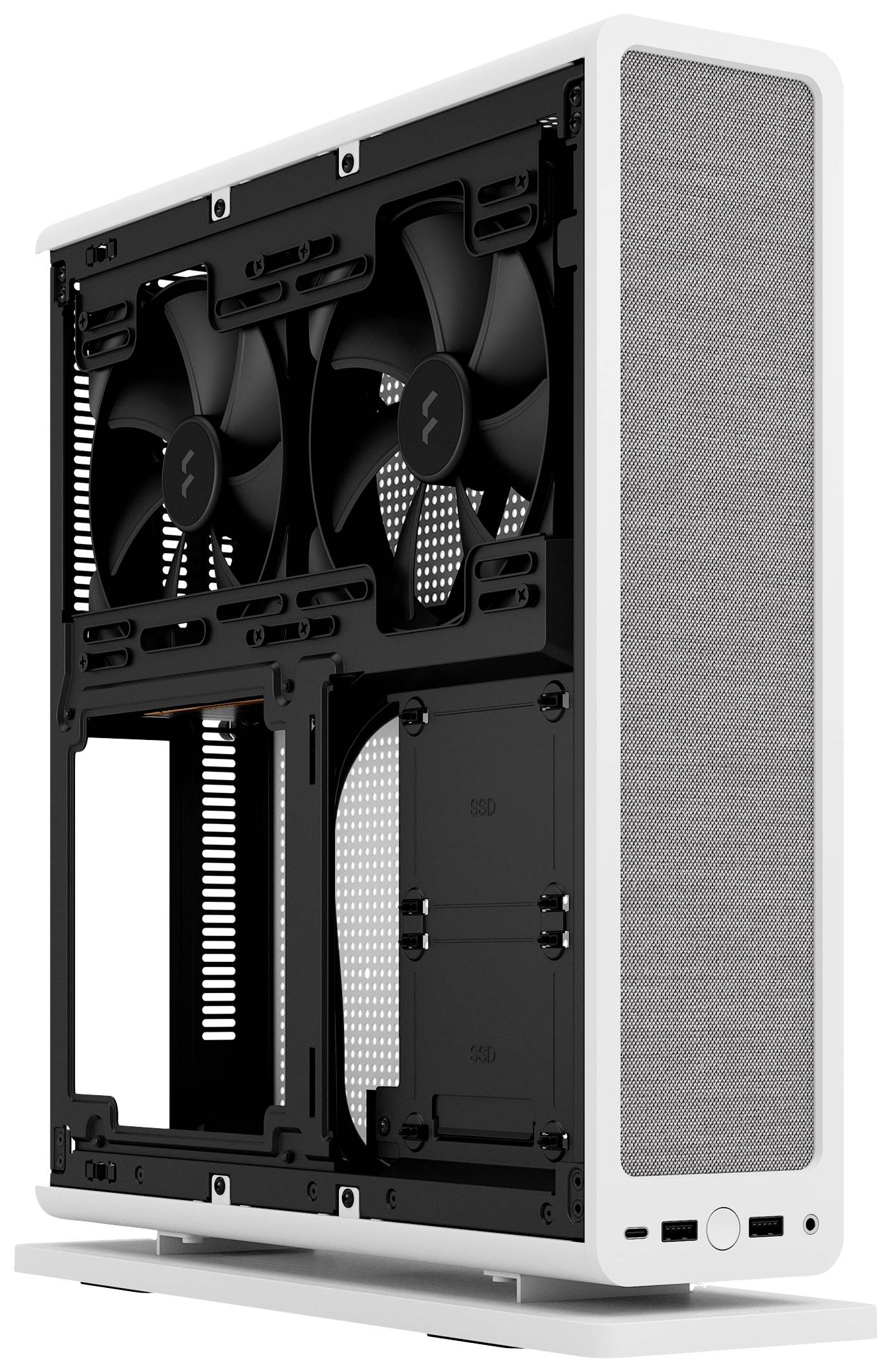 Fractal Design Ridge Mini-Tower PC-Gehäuse Weiß
