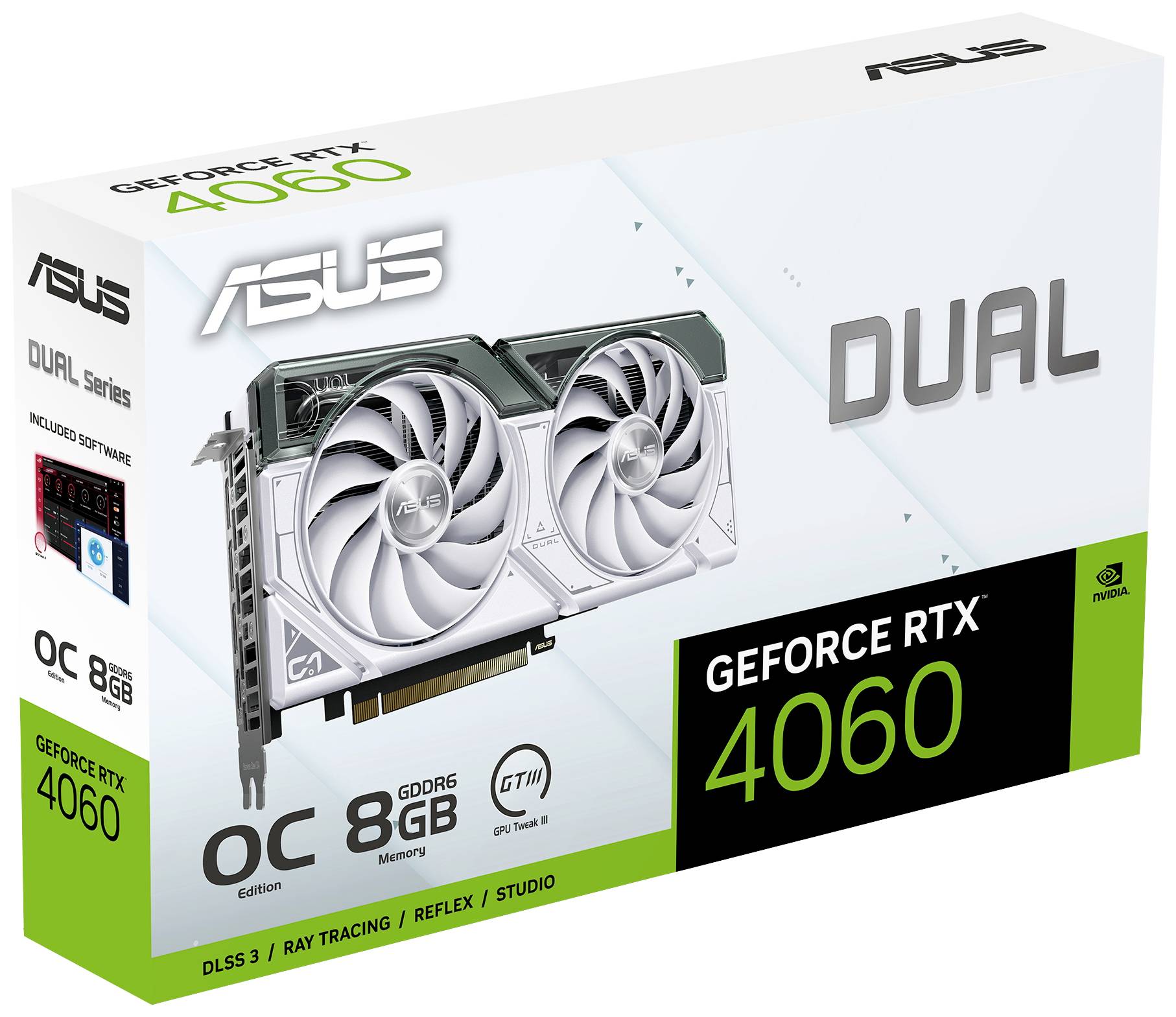 Asus Grafikkarte Nvidia GeForce RTX 4060 8 GB GDDR6-RAM PCIe, HDMI®, DisplayPort