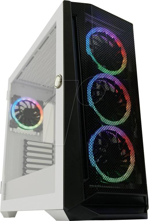 LC Power LC-805BW-ON Midi-Tower PC-Gehäuse Schwarz