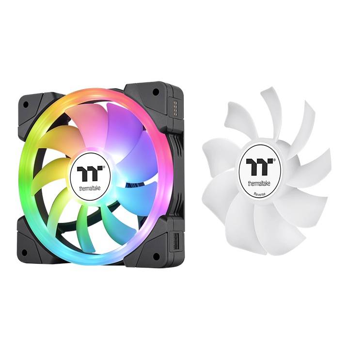 Thermaltake SWAFAN EX12 ARGB PC-Gehäuse-Lüfter Weiß (B x T) 120mm x 120mm