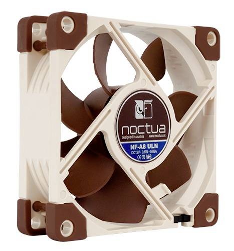 Noctua NF-A8 ULN PC-Gehäuse-Lüfter Beige, Braun (B x H x T) 80 x 25 x 80mm