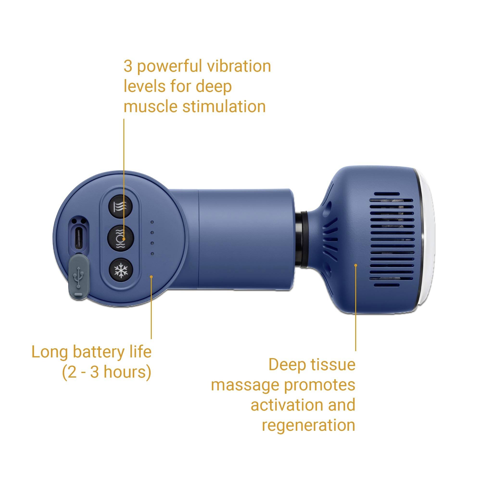 Medisana MG 600 Hot & Cold Massagepistole 25W Blau