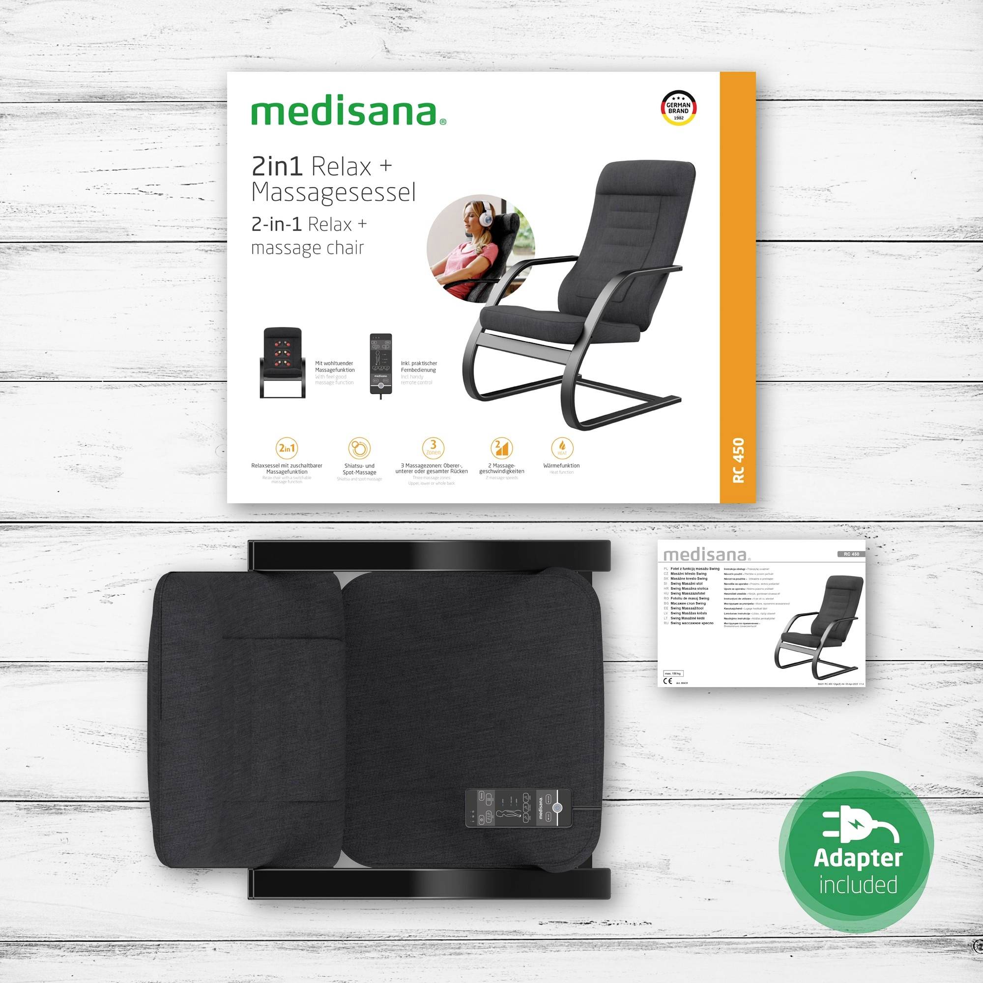 Medisana RC 450 Relax Massagesessel 36W