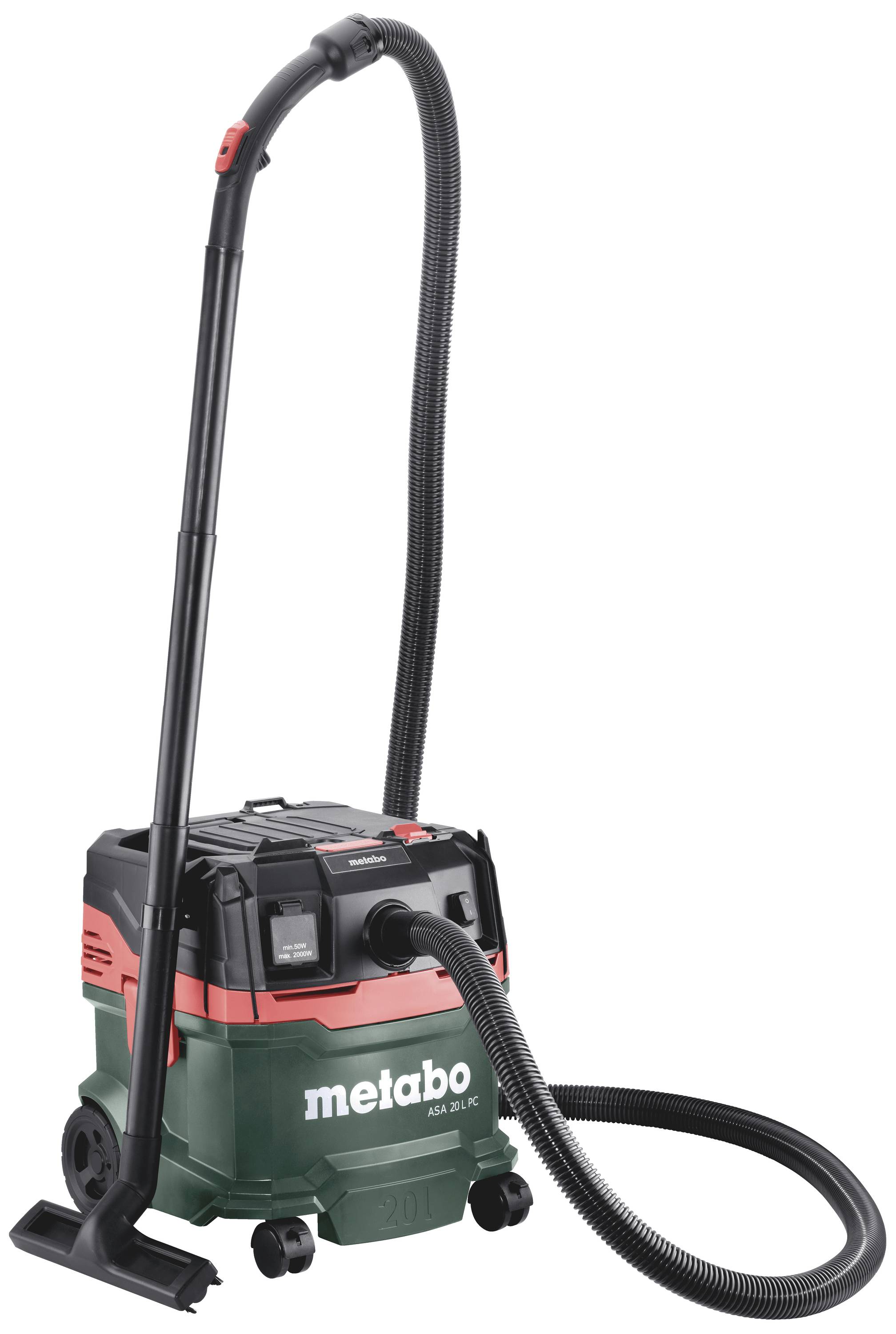 Metabo ASA 20L PC 602085000 Nass-/Trockensauger 1er Set 1200W 20l Staubklasse L zertifiziert, antistatisch