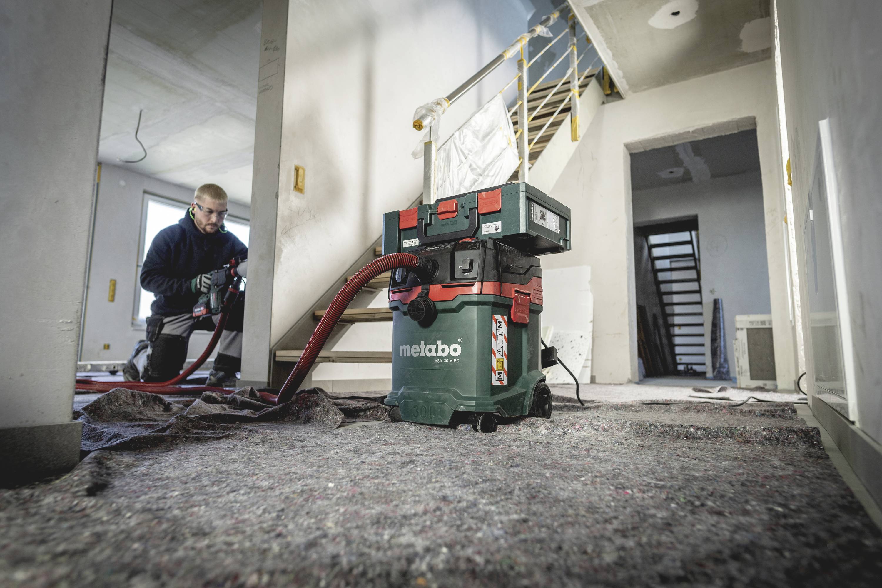 Metabo ASA 30M PC 602087000 Nass-/Trockensauger 1er Set 1200W 30l Staubklasse M zertifiziert, antistatisch