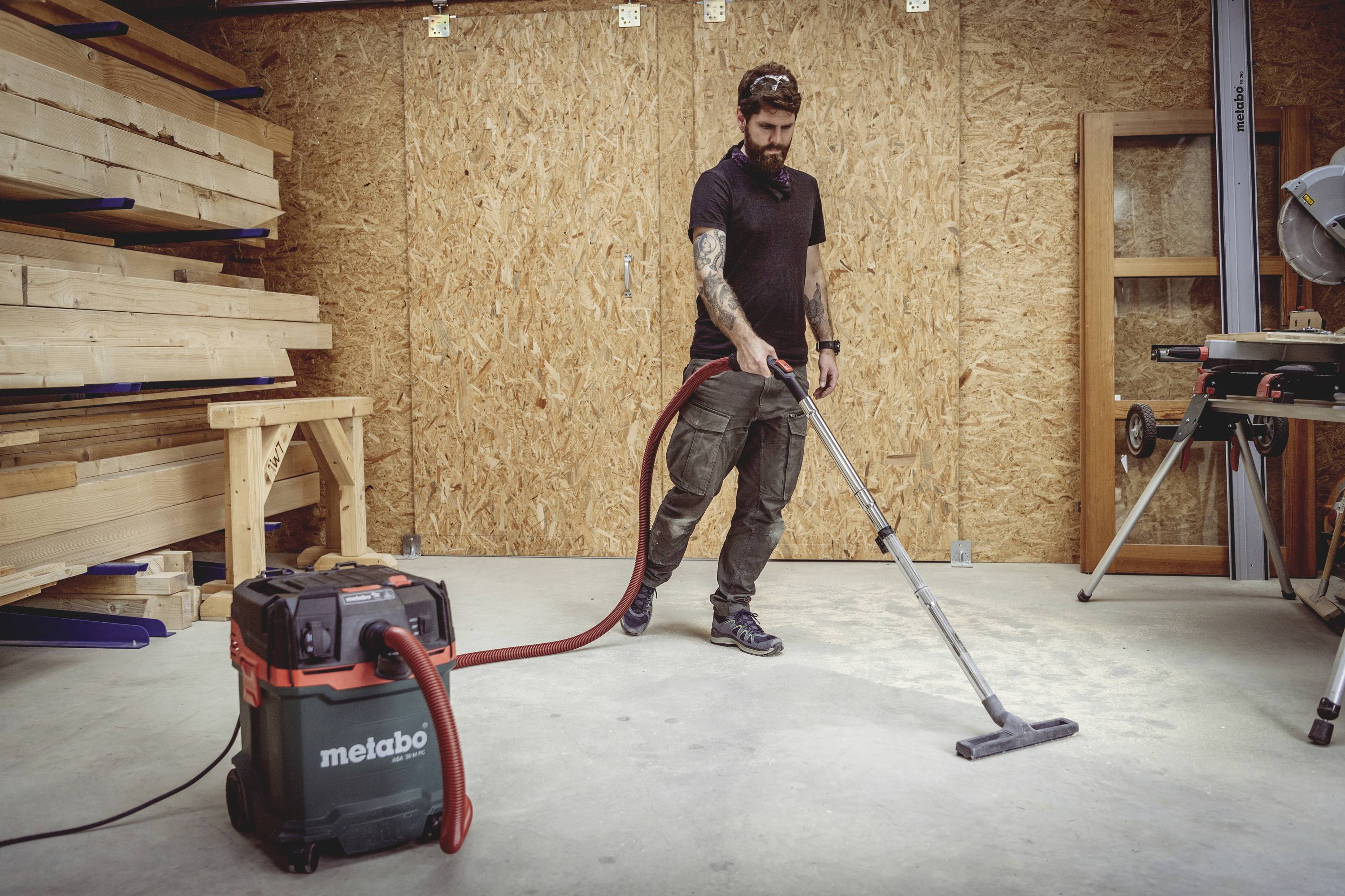 Metabo ASA 30M PC 602087000 Nass-/Trockensauger 1er Set 1200W 30l Staubklasse M zertifiziert, antistatisch