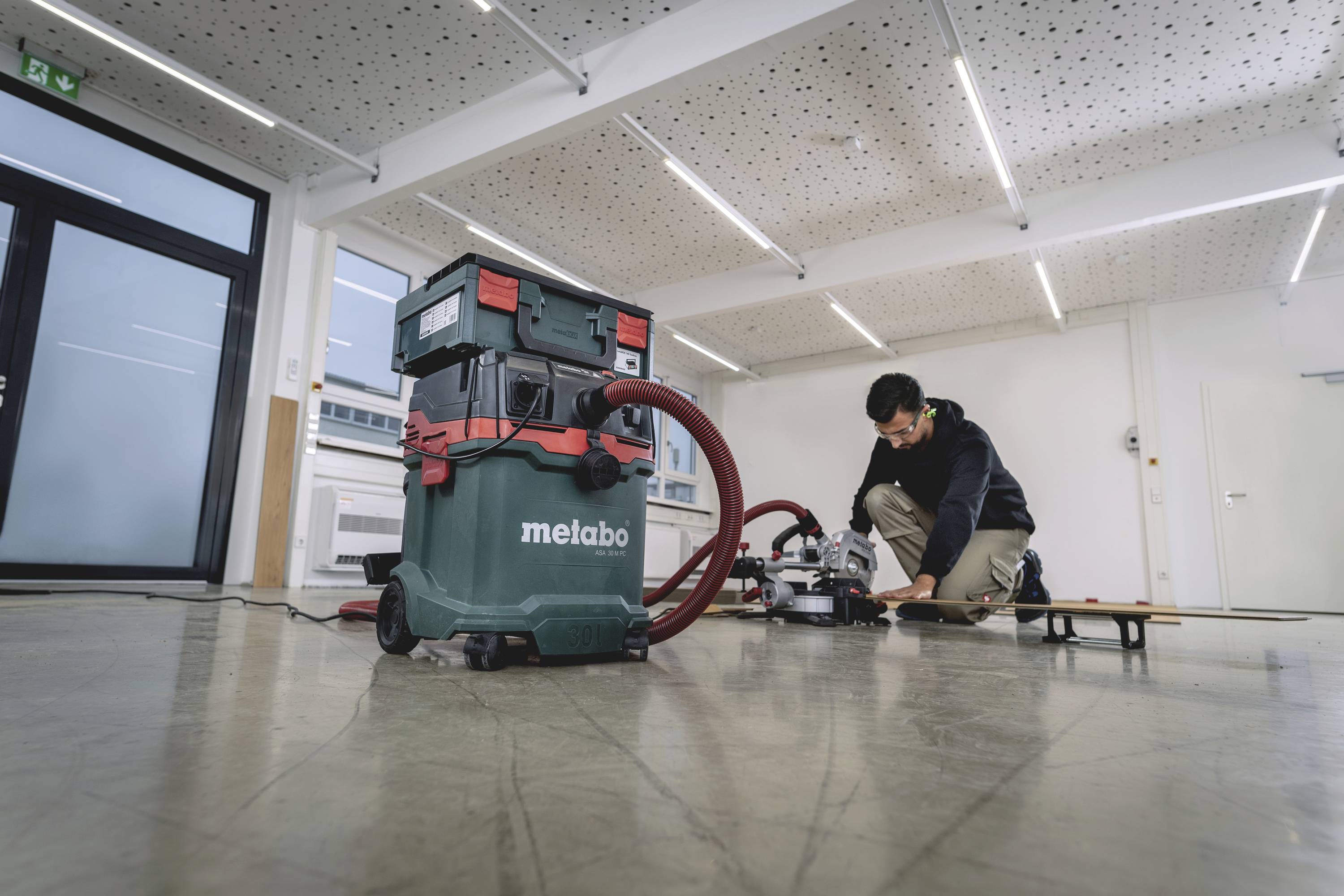 Metabo ASA 30M PC 602087000 Nass-/Trockensauger 1er Set 1200W 30l Staubklasse M zertifiziert, antistatisch